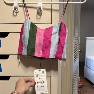 NWT zara crop top!
